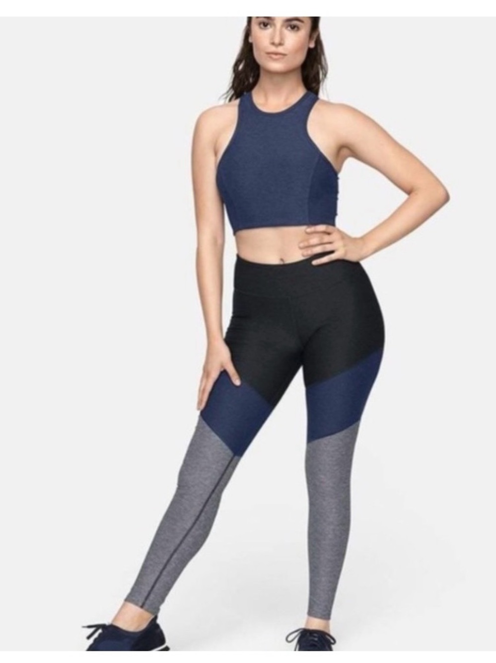 Outdoor Voices Heather Gray Performance Top